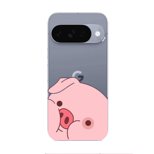 Google Pixel 10 Piggy 2 Transparent Silicone TPU Θήκη